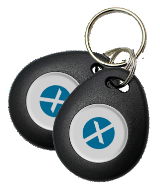 Access fobs for gate, garage and alarm control