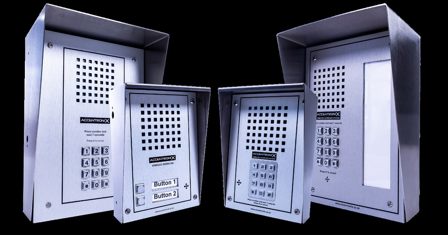 Accentronix Wireless Intercom Infinity panel range