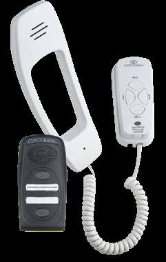 Centurion Intercom System handset and entry panel